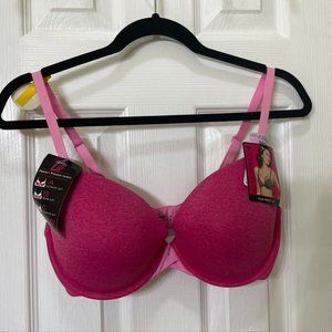 LILY OF FRANCE BRA 38D PINK YOUR PERFECT LIFT NEW WITH TAGS